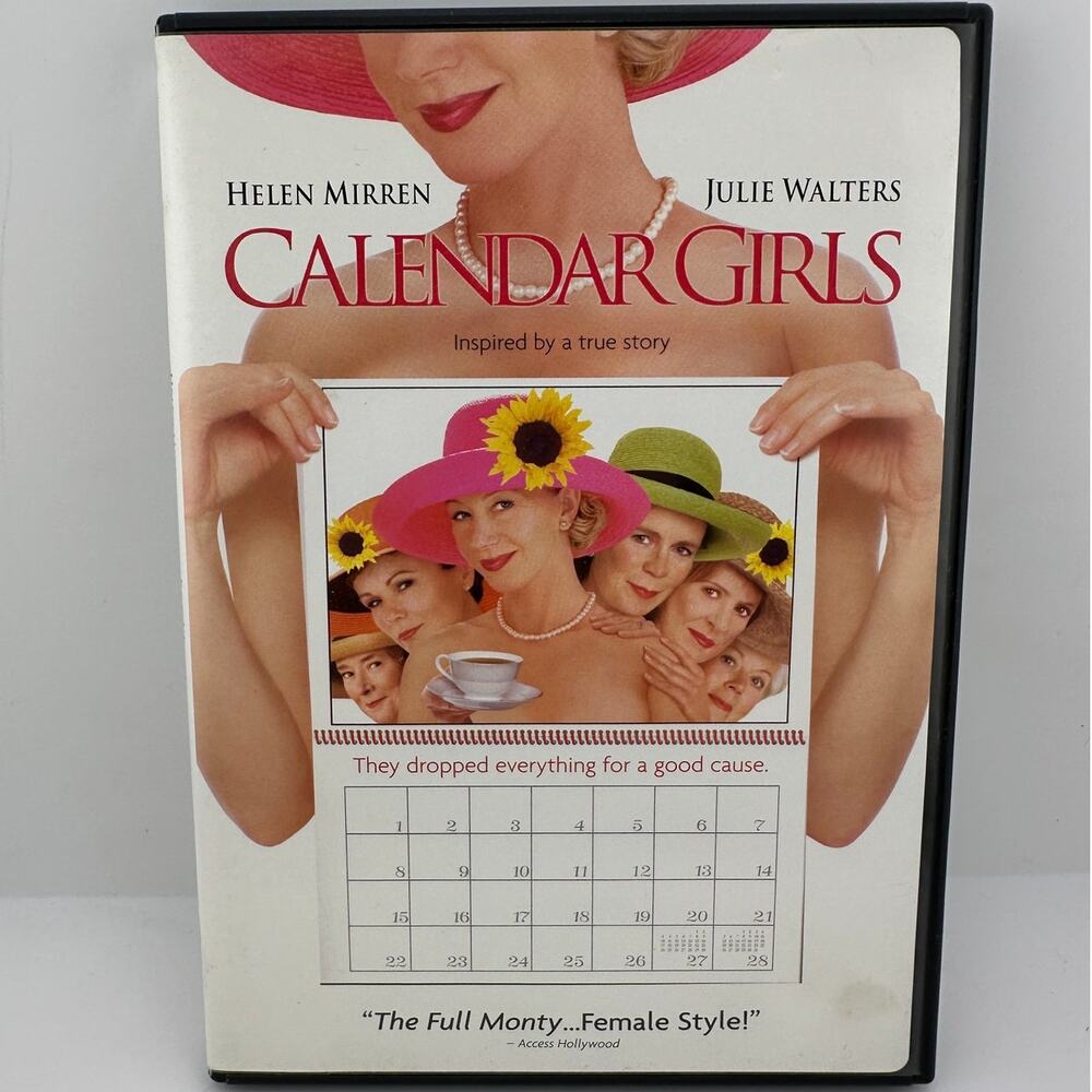 Calendar Girls DVD 2003 Helen Mirren Julie Walters Widescreen Touchstone